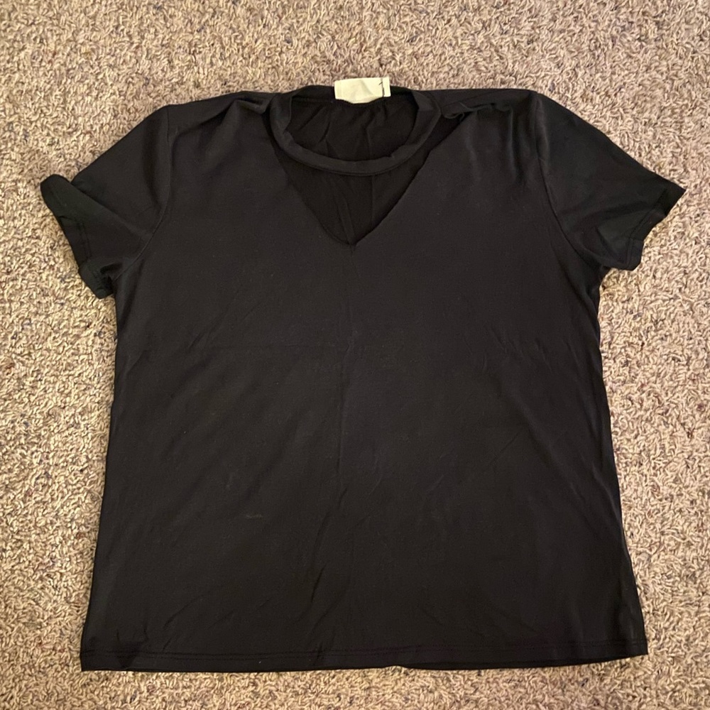 Lavender Field Dark Grey Short Sleeve Shirt
